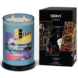 Picture of Sinking Time  |100HRS Highly Scented Candle - 26.5oz Longest Burning Time, 2 Cotton Wicks, Embrace 90s Nostalgia with Scents